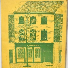 1980s Murphy's Grand Irish Pub Restaurant Menu King Street Alexandria Virginia picture