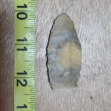WELL USED AUTHENTIC ALABAMA NICE ARTIFACT SPEAR STONE ARROWHEAD KNIFE picture