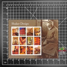 2024 USPS SHEET OF 12 FIRST CLASS LETTER STAMPS SHAKER DESIGN 78¢ picture