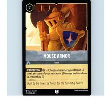Mouse Armor 203/204 Disney Lorcana Card Single picture