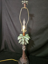 Charming Vintage Monkey Lamp - Monkeys Climbing Palm Tree - 29
