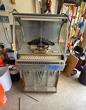 Vintage Coin-Operated 1955 ROCK-OLA Jukebox 120 Selections Wood Cabinet Carousel picture