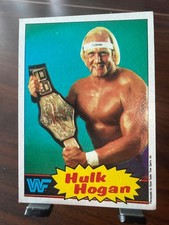 VINTAGE 1985 WWF PRO WRESTLING HULK HOGAN CARD #16 SPORTS TRADING CARD ROOKIE picture