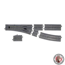 KATO HO Unitrack 2-853 Right Turnout 550mm Radius 21 5/8 Railway Track Japan picture