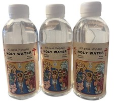 3 Bottles of 300ml Holy Water Jordan River picture