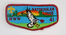 Natokiokan Lodge 41 Pocket Flap Boy Scouts of America BSA Patch picture