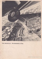 * FUTURISM - Tato - Aircraft Painting, Rome 1935 (From Tirana, Albania) picture