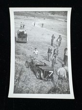 1948 Watkins Glen Denver Cornett MG TC Crash Original Photo Stone Bridge Racing picture