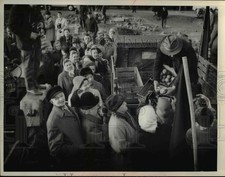 1963 Press Photo Farmer's Protest in Hamburg West Germany About Prices picture
