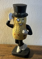 Vintage 1960’s MR. PEANUT Advertising Nodder/Bobblehead, 7” Tall, NM picture