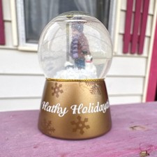 Westland Giftware Holly Jolly  “Hathy Holidayths” Boxed Snow Globe 13545 picture
