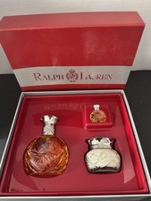 VTG Ralph Lauren SAFARI Perfume Gift Set 2.5oz EDP mini Cream Cosmair, 2002, NOS picture