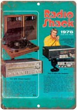 Radio Shack Allied 1978 Electronics Catalog Vintage Reproduction  Metal Sign D45 picture