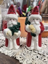 Pair A Vintage 1980S Boston Warehouse Ceramic Salt And Pepper Shakers picture
