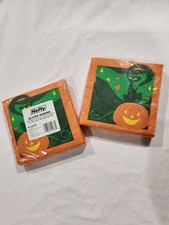 Vintage 2013 Halloween Napkins  NOS Lot of 2 Packs, 28 in Each- 56 Total - 2-Ply picture