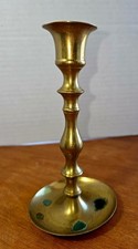 Vintage brass candlestick holder picture