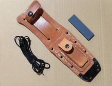 Ontario Sheath Brown Leather Construction Fits 499 Air Force Survival Knife picture