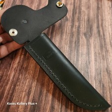 Buck Model 119 Leather Replacemant Sheath Only W/Retaining Flap Belt Loop picture