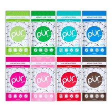 PUR Gum | Aspartame Free Chewing | 100% 55 Count (Pack of 8), Variety picture