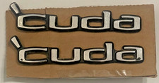 1970-1974 Plymouth Cuda Barracuda Metal Emblem Badge Vintage OEM Style picture
