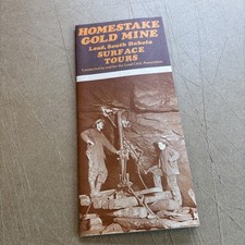 Vintage Homestake Gold Mine Lead, South Dakota Travel Brochure picture