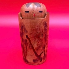 Miyajima Shigeaki Kokeshi Doll Eji ko Vintage Wood Craft Collectible picture