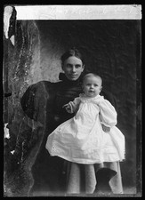 Photo:Max West Woman Holding Baby Portrait c1894-1901 picture