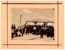 France, Calvados, Lion-sur-Mer, the fish stone vintage print, cit print picture