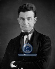 JOHN BROWN AMERICAN ABOLITIONIST FIGHTER IN BLEEDING KANSAS 8X10 PHOTO picture
