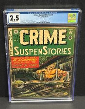 Crime SuspenStories #5 CGC 2.5 Johnny Craig Cover EC Comics Pre-Code Horror 1951 picture