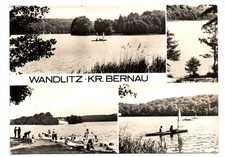 Postcard Wandlitz district Bernau am Liepnitzsee 1981 picture