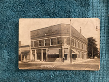RPPC Central National Bank, St. Paris Ohio Photo Posted 1908 to Unknown Location picture