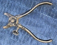 Antique Hills HOG RINGER PLIERS -  Pat'd 1872 - Farmer's Swine Tool picture