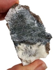 Stibnite Crystal on Matrix Specimen Morocco 51.3 grams picture