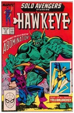 Solo Avengers #12 1988 Marvel Comics VF+ Comic Book Direct picture