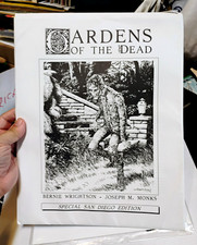 BERNIE WRIGHTSON & Joseph M. Monks GARDENS OF THE DEAD Portfolio #118/500 SIGNED picture