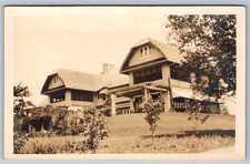 RPPC c1910s Large Craftsman Mansion Estate House Postcard picture