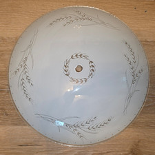 Vintage Round Glass Semi Flush Ceiling Fixture Shade Diffuser 12