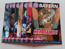 FC Bayern magazine second round 2000/01; 8 issues; fan magazine; stadium magazine picture
