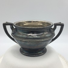 The Pacific Lumber Co. Hotel Silver 8 oz Sugar Bowl Scotia California Meriden B picture