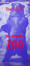 Vtg 1960s Los Angeles Zoo Travel Brochure California Guide Map picture