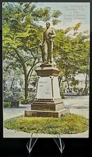 1909 Philippines Postcard Manila Botanical Gardens Sebastian Vidal Monument Cebu picture