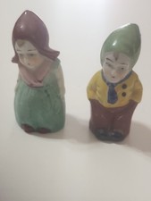 1940's Dutch Boy & Girl Salt and Pepper Shakers Occupied Japan 3