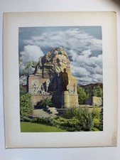 Vintage Mormon Battalion Monument Salt Lake City Utah LDS 7th Ward Color Print picture