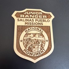 Junior Park Ranger Badge: Salinas Pueblo Mission National Monument Wooden picture