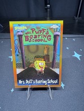 2025 Topps Chrome SpongeBob Mrs. Puff's Boating School Orange Refractor 14/25 picture