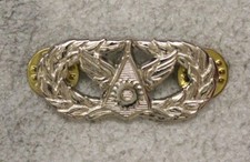 USAF Air Force Occupational Badge 1067: Civil Engineer, Basic - 22M picture