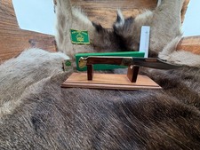 1988 Puma 975 Trail Boss Knife With Jacaranda Handles & Yellow/Green Box Mint picture