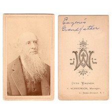 VG+ NEW YORK 1870s LONG BEARDED MAN 