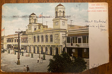 Puerto Rico, 1906, ALCALDIA SAN JUAN, Postcard, SAN JUAN to PA, corner tear picture